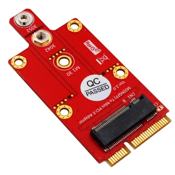 

M.2 Key B to Mini PCI-E Adapter for 3G / 4G / 5G Module Supports 3042/3052 Type M.2 Key B Card Dimension