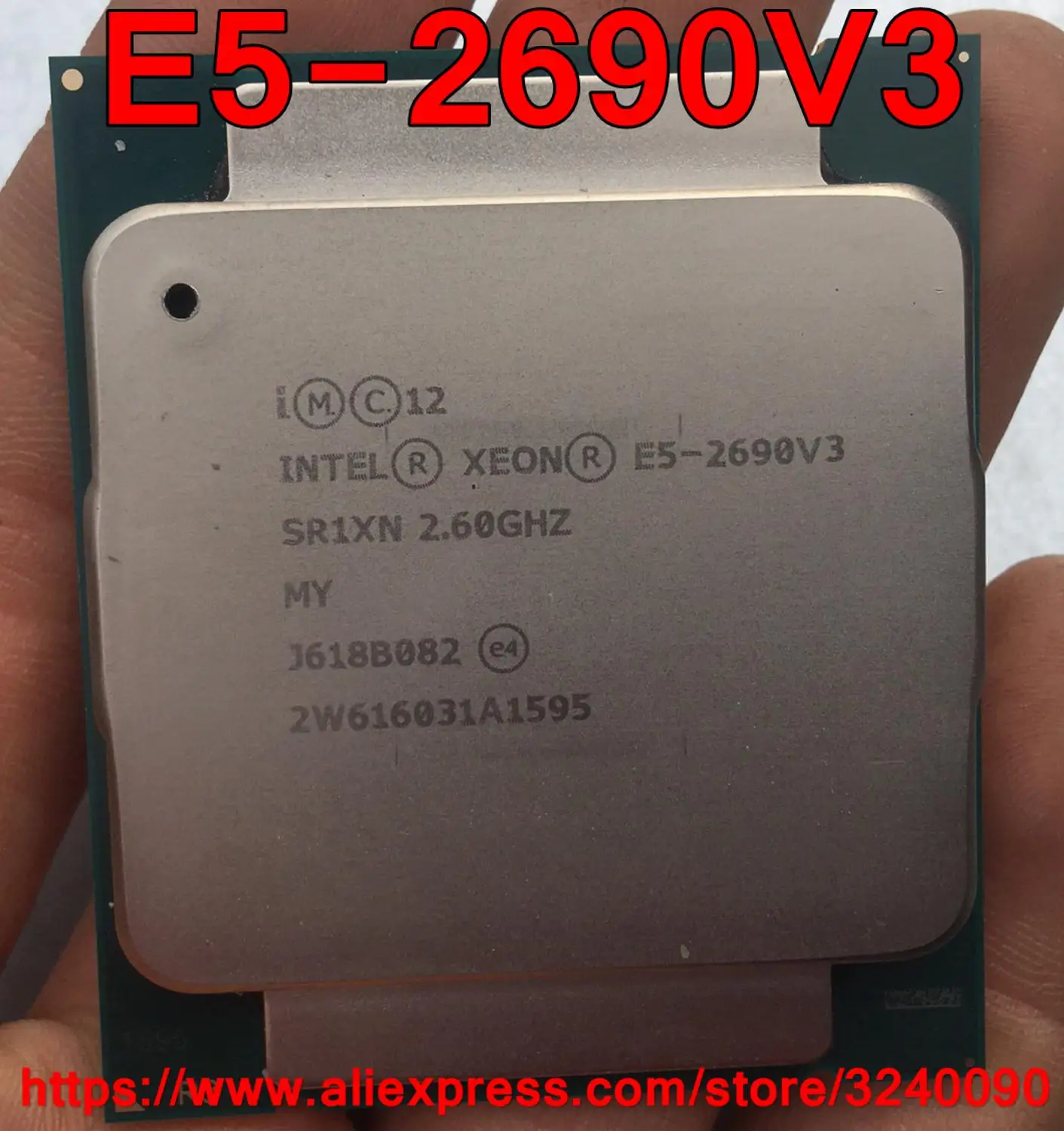 Процессор Intel XEON E5 2690 V3 SR1XN 2 6 ГГц 12 ядер 30 Мб Φ ЦПУ 2690v3 бесплатная