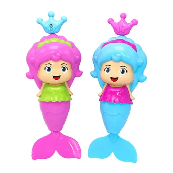 

Bath Baby Bath Toy Mermaid Wind Up Floating Water Toy For Kids Juguetes Playa Bad Speeltjes Swimming Water Game