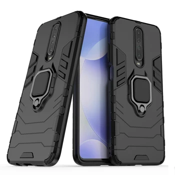 

10 Pcs/lot Hybrid Armor Case Coque For Xiaomi Redmi K30 Shockproof Stand Holder Hard Phone Case Bumper For Redmi K30 Cover