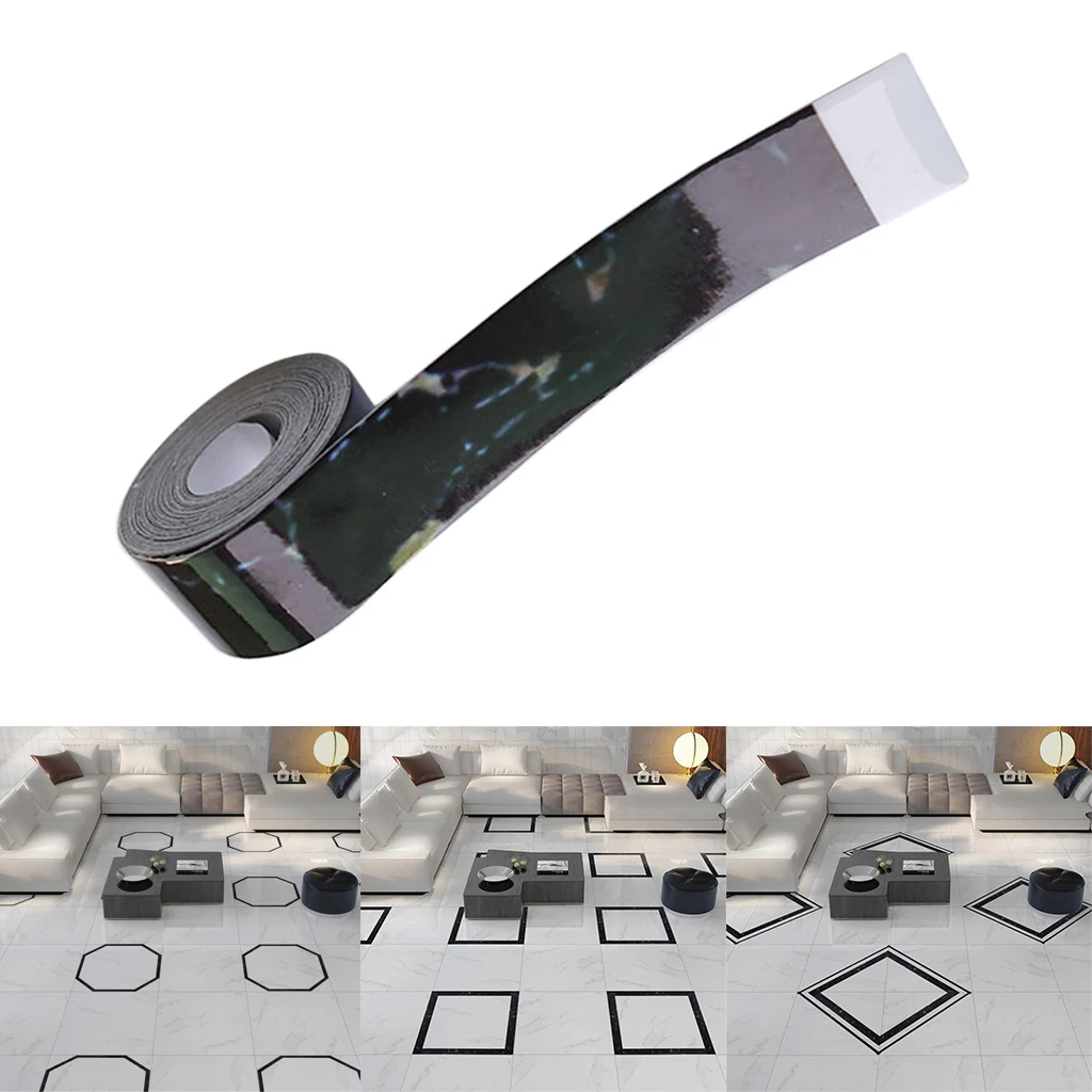 Self Adhesive Waterproof Bathroom PVC Wall Sticker Tile Gap Sticker Tape