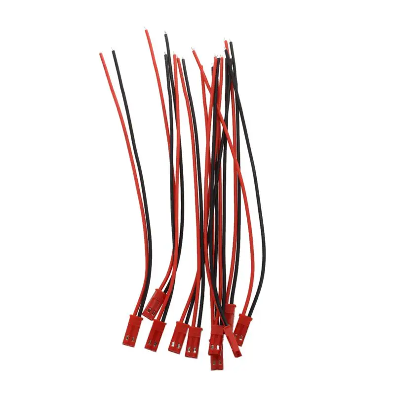 GTBL 10 x RC самолет батарея 2Pin JST штекер 5 9 &quot150 мм Длина 22AWG провод кабель-красный и