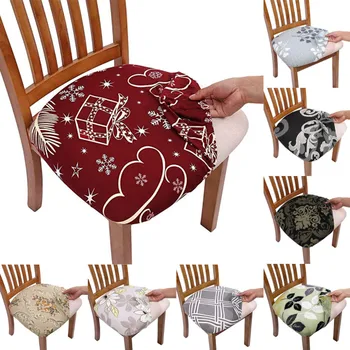 

Printing Spandex Stretch Dining Wedding Party Chair Protector Cover Removable Washable Slipcover Dining Room Seat Cover 2020