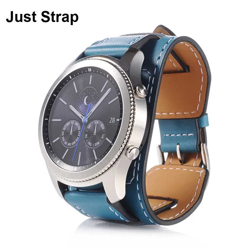 22 мм кожаный браслет Huami Amazfit Pace Stratos 2 ремешок для huawei Watch GT Honor Magic Dream samsung gear S3