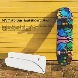 1 Set Sturdy Skateboard Holder Fixing Tightly Acrylic Skateboard Display Rack for Snowboard Snowboard Wall Rack
