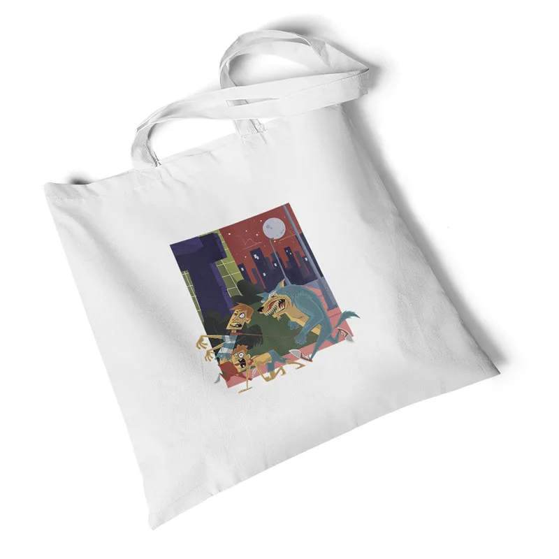 Креативные экологические сумки для покупок, Женская парусиновая сумка с животным принтом, пляжные большие повседневные сумки, оригинальные студенческие сумки на плечо