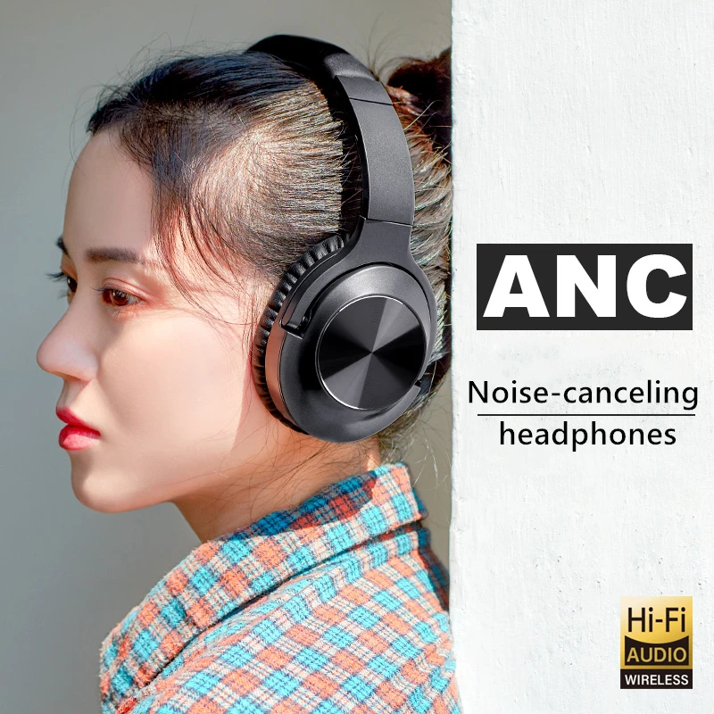 DDJ Noise Cancelling Headphone Head-mounted