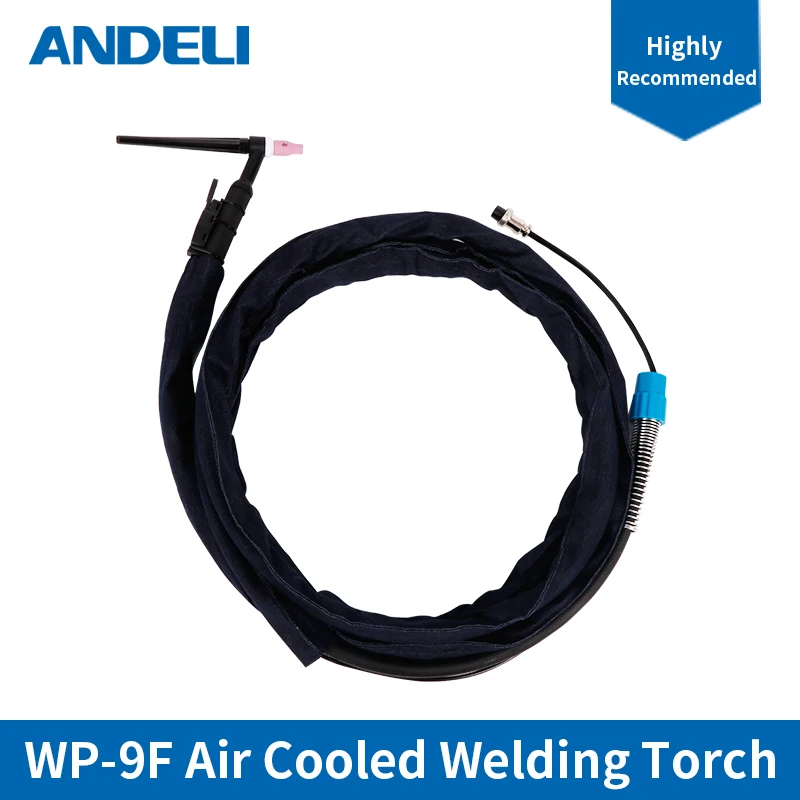 3.7m WP-17FV Air-Cooled TIG Welding Torch Flexible with valve Single/dualSwitch 