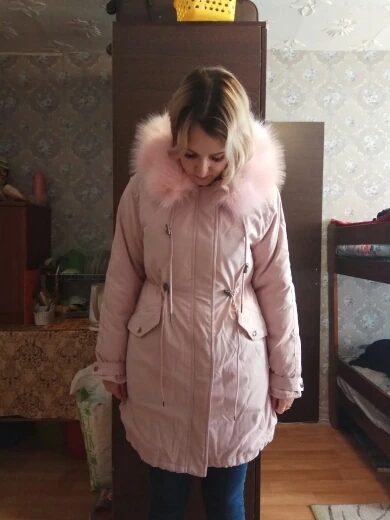 Новая Осенняя зимняя теплая подкладка из шерсти, верхняя одежда для женщин, тонкая куртка средней длины с капюшоном и воротником из искусственного меха, женские парки, уличные пальто
