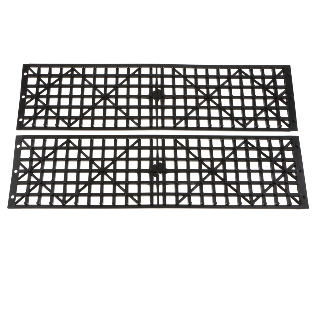 2x All-Weather Car Wheel Anti Skid Pads Folding Emergency Tire Traction Mat