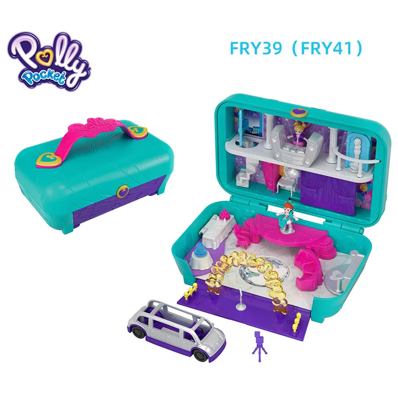 Оригинальная карманная кукла Mattel Polly, скрытый мир, мини-сцена, домашние игрушки для девочек, для детей, Русалочка, детская игрушка, матрешки, куклы