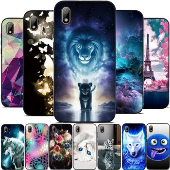 Перейти на Алиэкспресс и купить Для Huawei Y5 2019 чехол для телефона силиконовый бампер защитный для Honor 8S Чехол из ТПУ с 3D рисунком для Honor Play 8 чехол