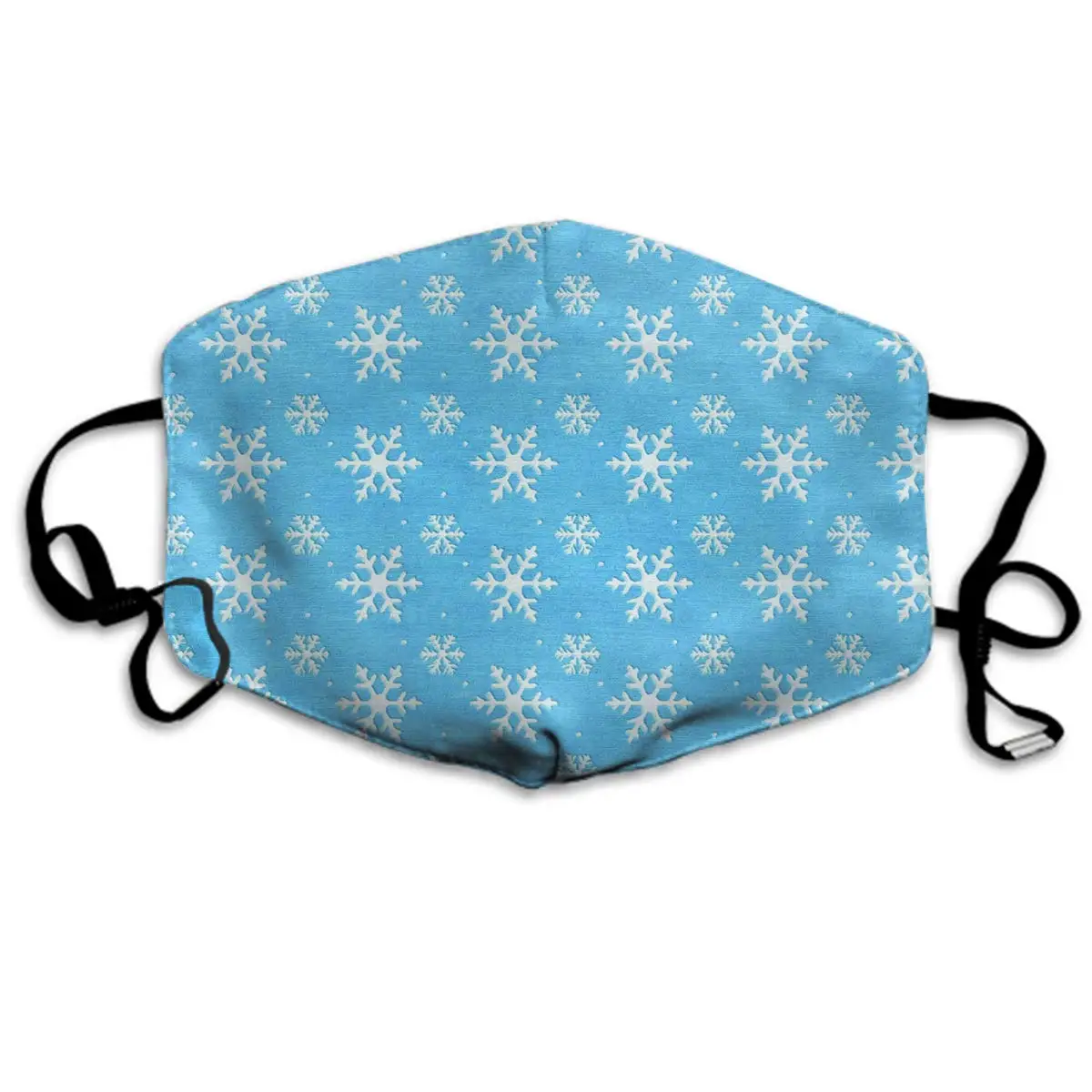 Winter Norse Warmer Comfortable Two Layer Blue Frozen Snowflake Anti Dust Face Mask Cover Mouth for Adults and Teens | Аксессуары для