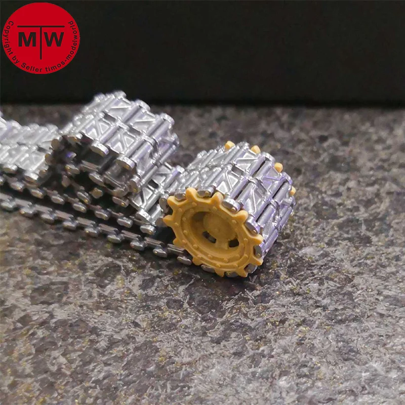 Металлические звенья гусеницы в масштабе 1/35 с металлическим штифтом для PLA ZTZ 99A 96B