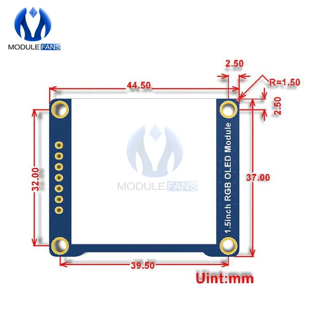 Display OLED 1,5 Pollici 128x128 - Modulo A Colori I2C/SPI Per Arduino E Raspberry Pi - Foto 3