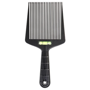 

Flat Wide Tooth Hair Comb With Level Instrument Dyeing Coloring Pigment Mixing Coating Pro Barber Hairstyling Brush Tool
