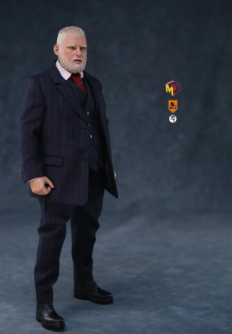 Коллекционный MCC019 1/6 полный комплект Mr. Z мини гардероб дакси костюм версия головы тела одежда обувь черный/серый цвет фигурка кукла