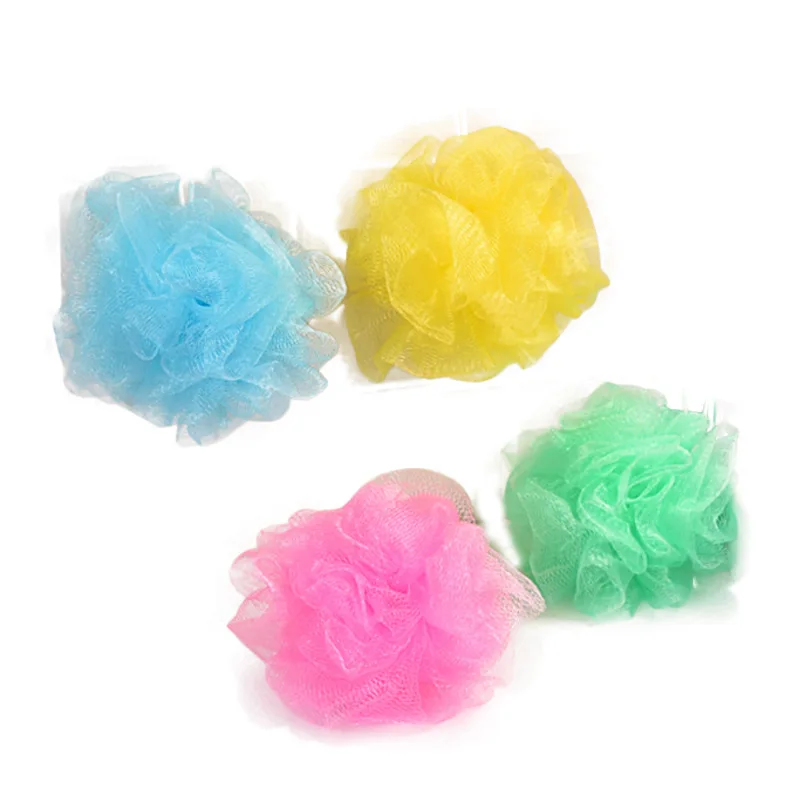 1 Pcs Soft Loofah Bath Flower Bath Ball Body Net Ball Cleaning Exfoliating Bath Shower Sponge Mesh Randomly 5
