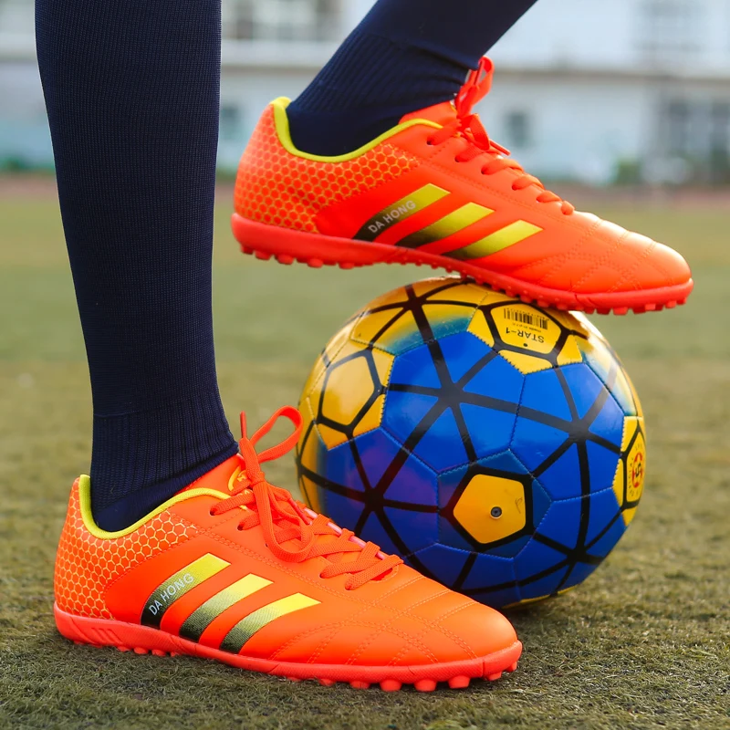 Обувь для футбола футбольные бутсы для детей Мужская обувь брендовые спортивные тренировочные кроссовки, детская обувь для девочек Chaussure De дерна Футбол бутсы