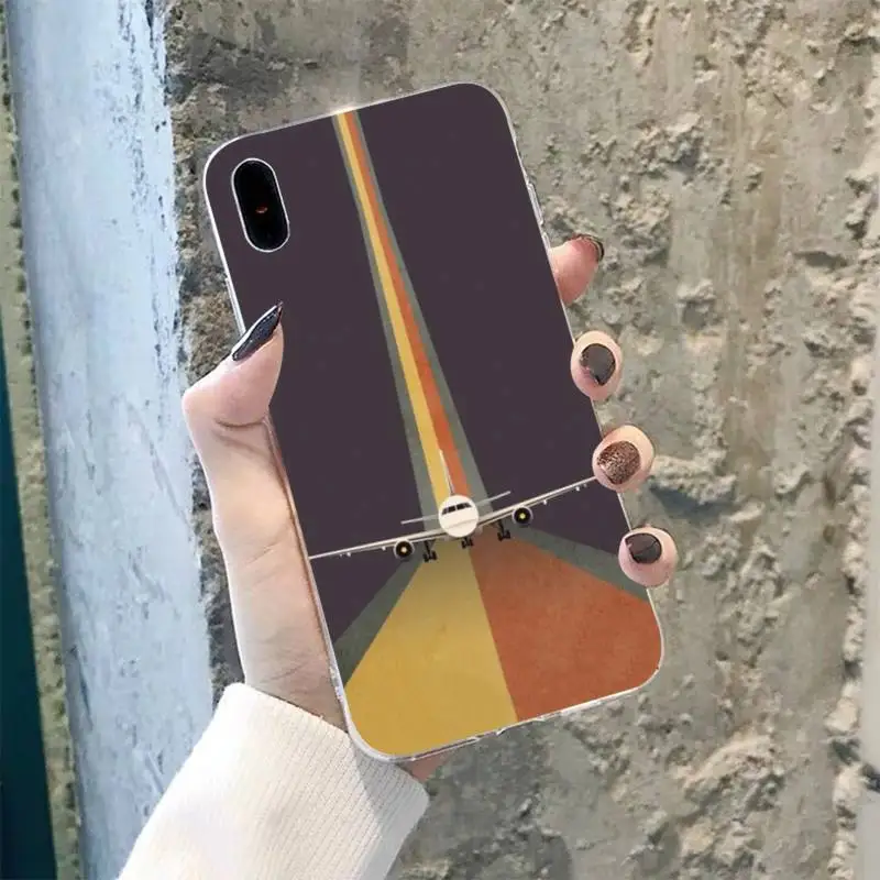 TOPLBPCS самолета fly путешествия in the Sky кейс для телефона чехол iPhone 8 7 6 6S Plus X 5S SE 2020 XR 11