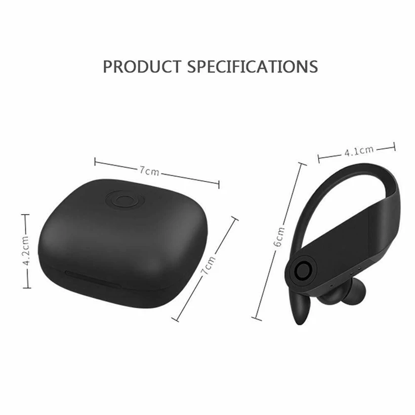 9D стерео наушники Bluetooth V5.0 наушники TWS Handsfree наушники Спортивная Музыкальная гарнитура с зарядной док-станцией Беспроводная зарядка