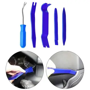 

5pcs Universal Auto Car Radio Door Clip Panel Trim Removal Dash Audio Car-Styling Tool Quality High Pry Installer O9I6