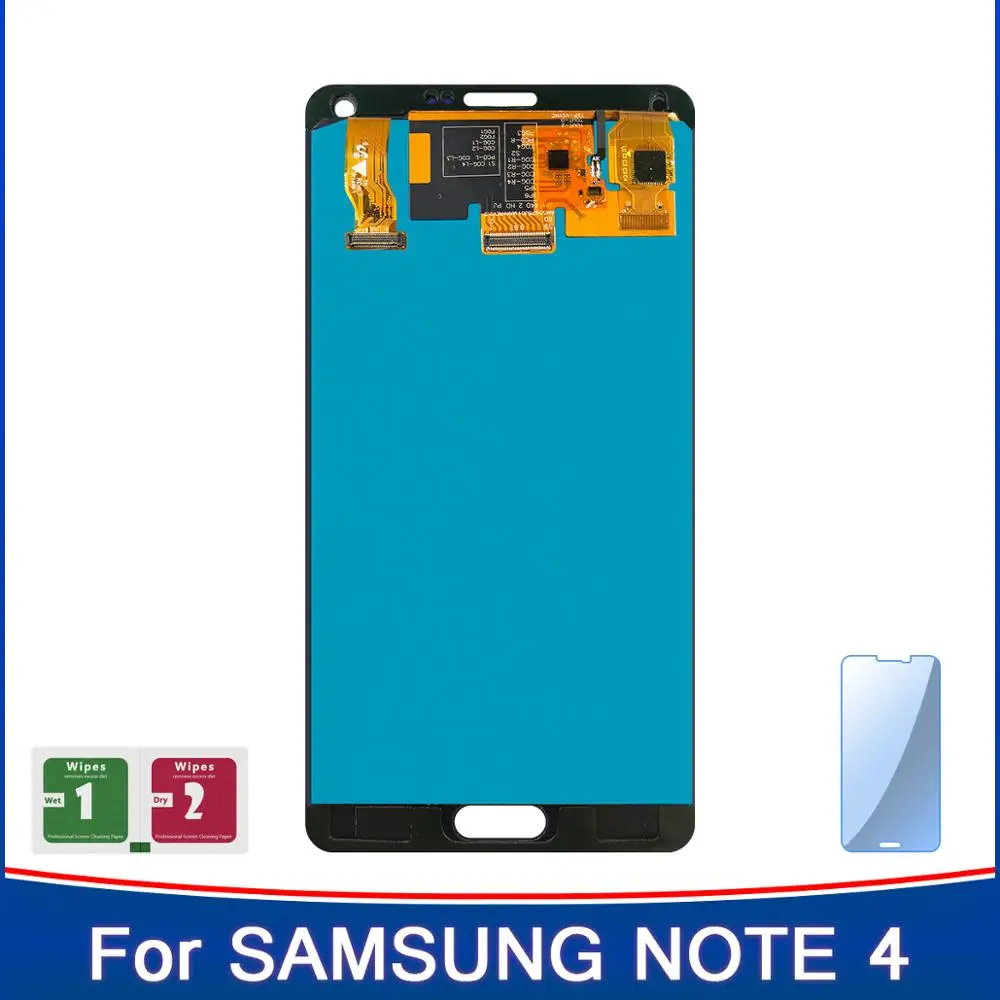 Оригинальный ЖК экран 5 7 дюйма для SAMSUNG Galaxy Note 4 Note4 N910 N910C N910A N910F N910H дисплей
