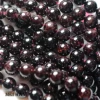 Meihan Genuine Natural Red Garnet  Smooth Round Loose stone beads for jewelry DIY making design wholesale 4