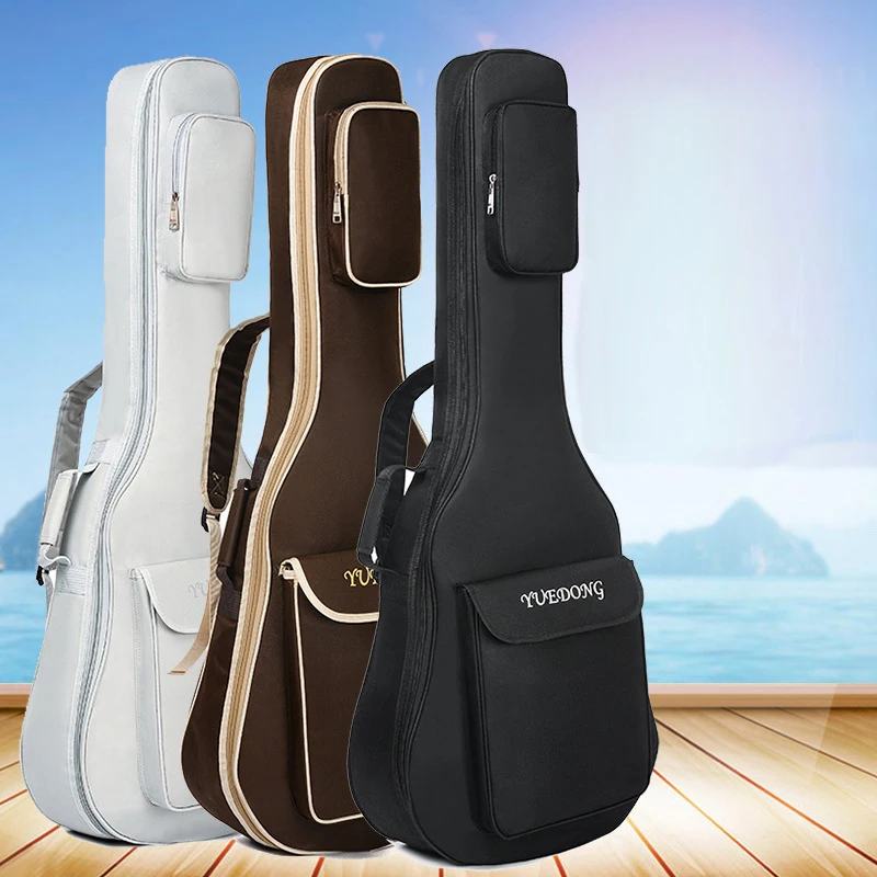 Oxford Fabric Guitar Case Gig Bag Double Straps Pad 7mm Cotton Thickening Soft Waterproof