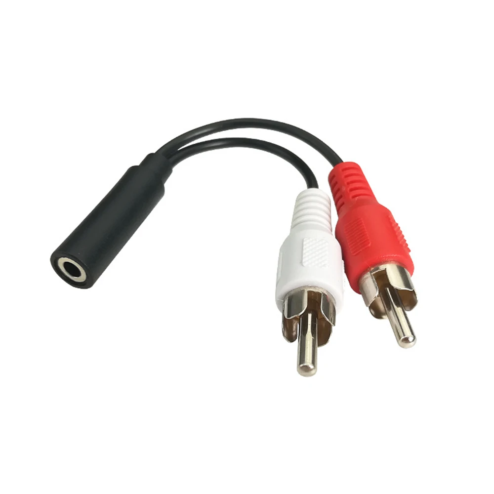 J&D 3,5 mm Naar Dubbele RCA Audiokabel, Heavy Duty 3,5 mm Mannelijk J&D 3,5 mm Naar Dubbele RCA Audiokabel, Heavy Duty 3,5 mm Mannelijk