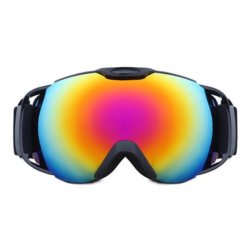 HD противотуманные лыжные очки зимние ветрозащитные UV400 очки для катания на снегоходах унисекс сферические широкие видения сноуборд лыжные очки