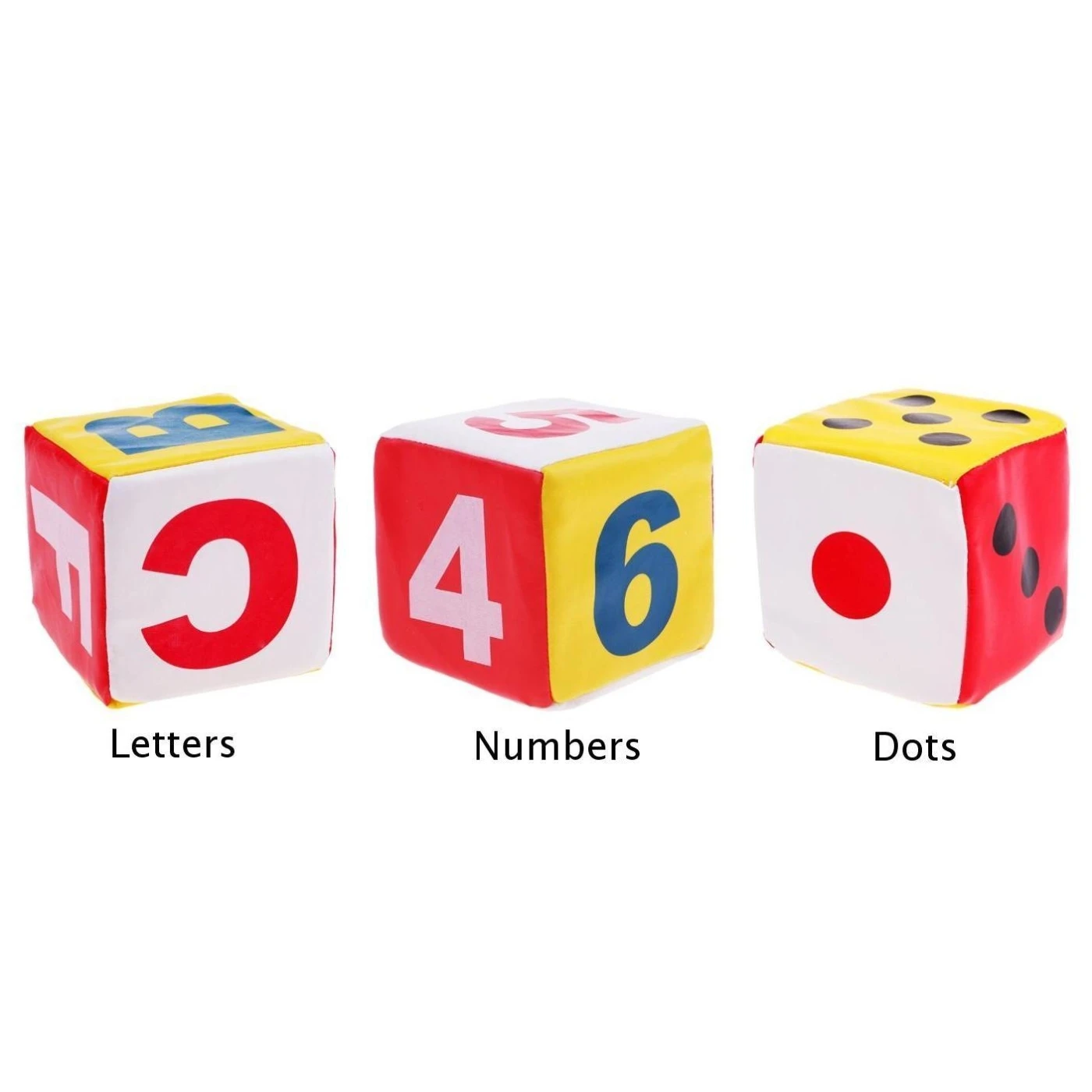  Sponge Dice Dice Six Sided Spot For Game Toy Math Teaching Kids Child 10cm Leather Universal New Ho - 4000064545900
