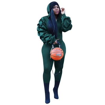 

Hooded Tracksuit Women 2 Piece Set Winter Jogging Sport Suit Women Sweatshirt Sweatpants Casual Two Piece Set Top and Pants Set