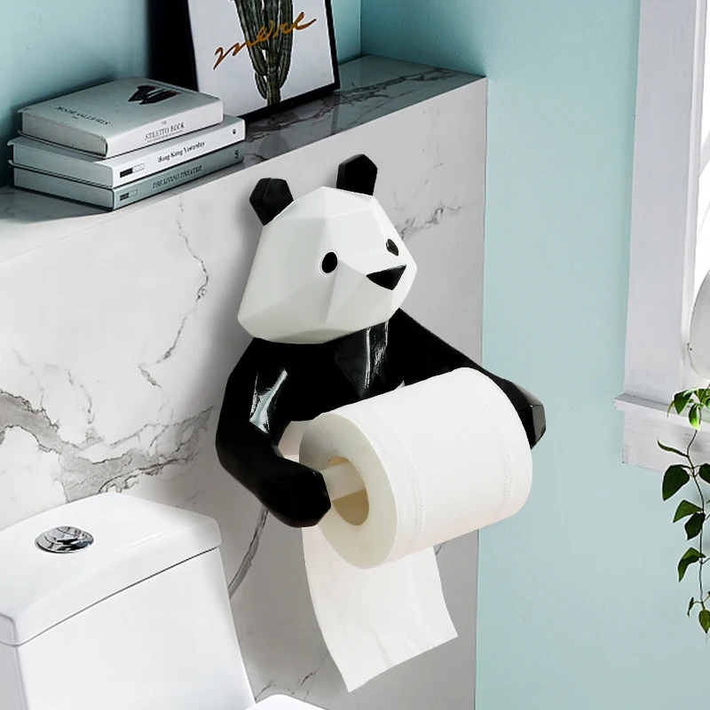 SERVITEUR WC005--Porte rouleau de papier toilette mouton noir