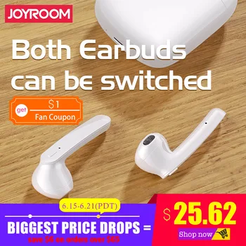 

Joyroom T04S TWS Bluetoothearphone Earbud HIFI Sport Wireless Earphone Noise Cancelling In-Ear Headset Newest Version original