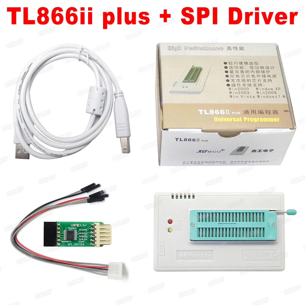 USB программатор XGecu TL866II Plus 1 8 в nand flash 24 93 25 mcu Bios EPROM лучше чем TL866CS/TL866A Progrmamer|nand flash|nand