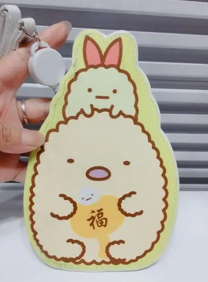 Мода Cinnamoroll Melody аниме плюшевый держатель для карт PU мультфильм Кредитные ID Сумки монета автобус карта кошелек девушки подарки на день рождения Новинка - Цвет: Красный