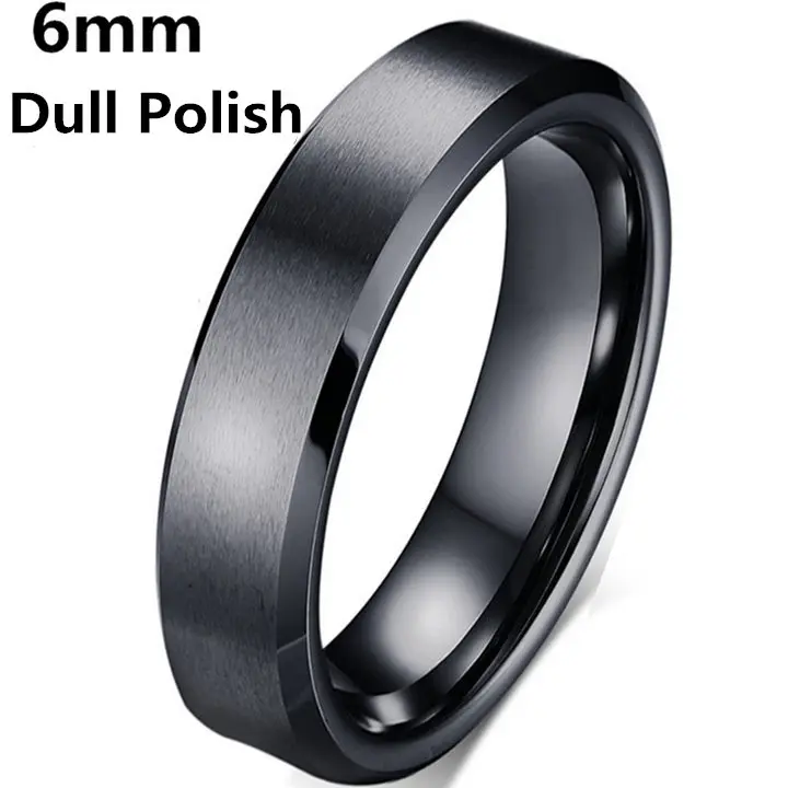 MOREDEAR 4mm 6mm 8mm Bright and Dull Polish Silver Color Titanium Ring For Men and Women Couple Ring 