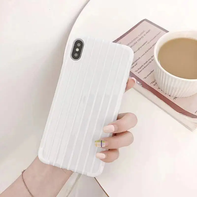white 3D Полосатый чехол конфетного цвета для Samsung Galaxy S8 плюс S9 S10E Note 9 10 pro J5 J7 J730 J530 мягкий силиконовый ударопрочный чехол - Цвет: white