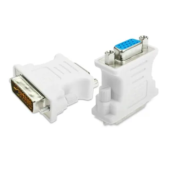 

DVI to VGA Adapter Converter DVI 24+5 Pin Male to VGA Female 1080P Video Converter for HDTV Computer PC Laptop Projector