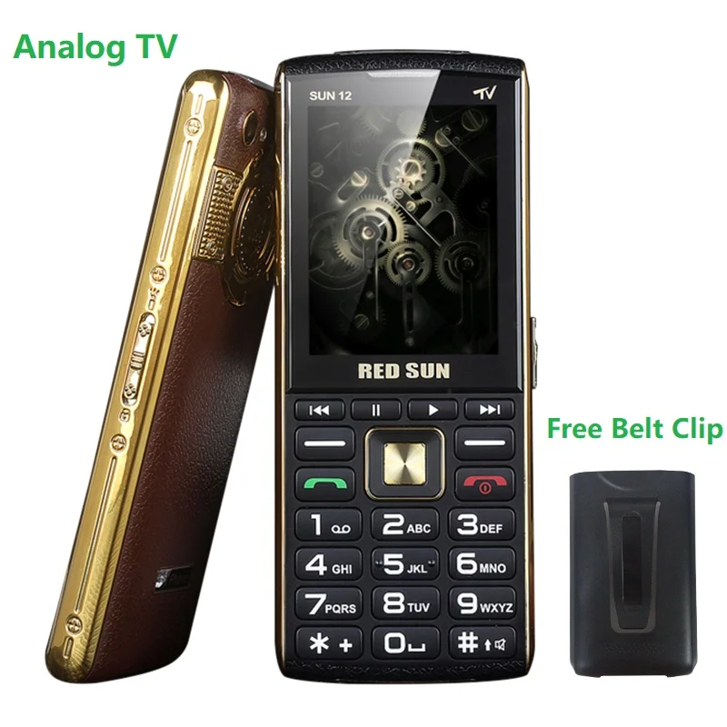 Большой дисплей 2 8 &quotаналоговый ТВ бар тонкий телефон 3 Sim Magic Voice SOS с быстрым