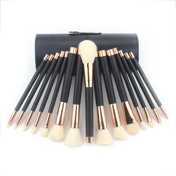 

15Pcs Makeup Brushes Set Professional Eyeshadow Foundation Powder Eyeliner Eyelash Lip Make Up Brush with Cylinder