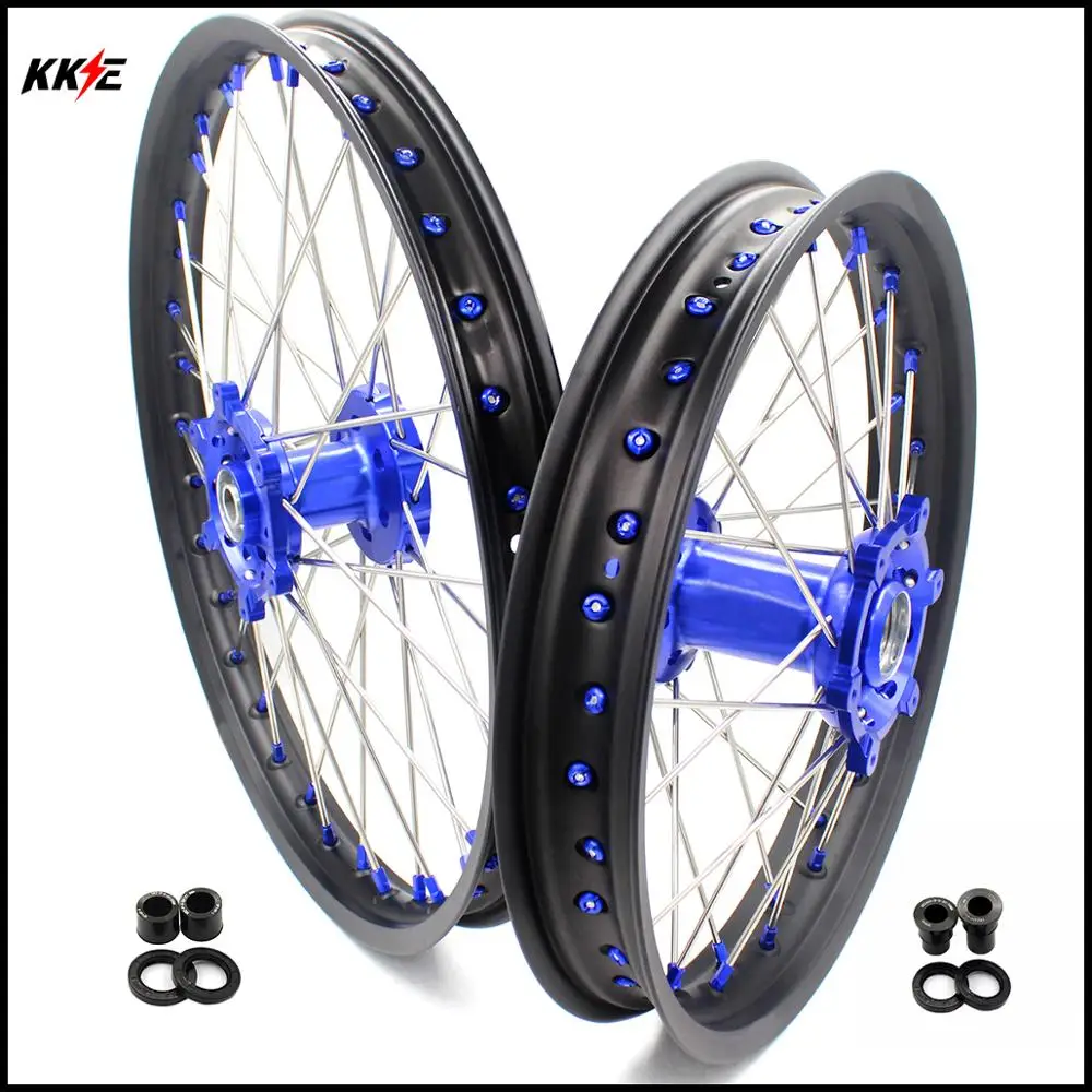 KKE 21/18 комплект колесных дисков для мотоцикла SUZUKI DRZ400 2000 2004 DRZ400E DRZ400S DRZ400SM 2005 2020