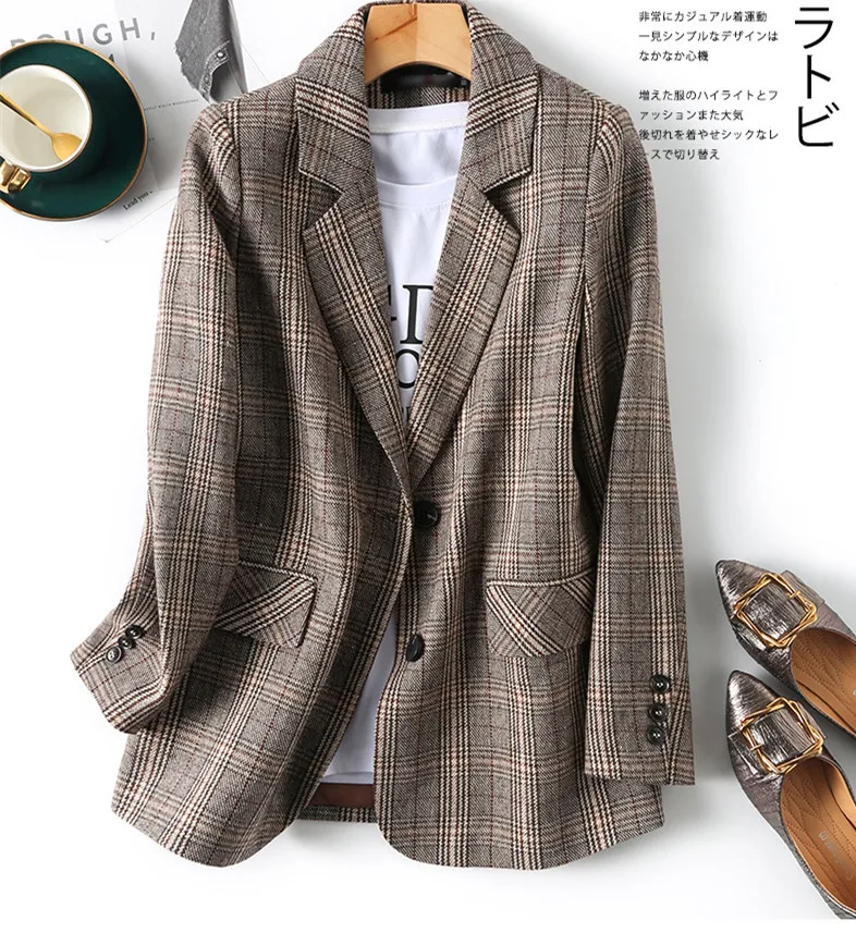 blazer en tweed femme