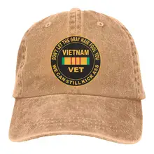 Не позволяйте серым волосам одурачить вас Ветеран Вьетнама Нейтральная Регулируемая бейсболка