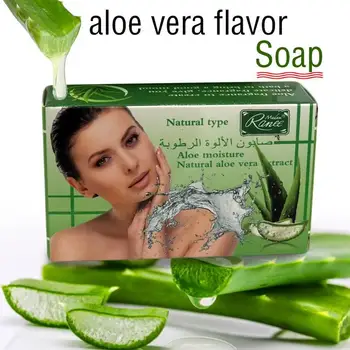 

100g Whitening Skin Care Bath Aloe Vera Soap-Face Body Wash Acne