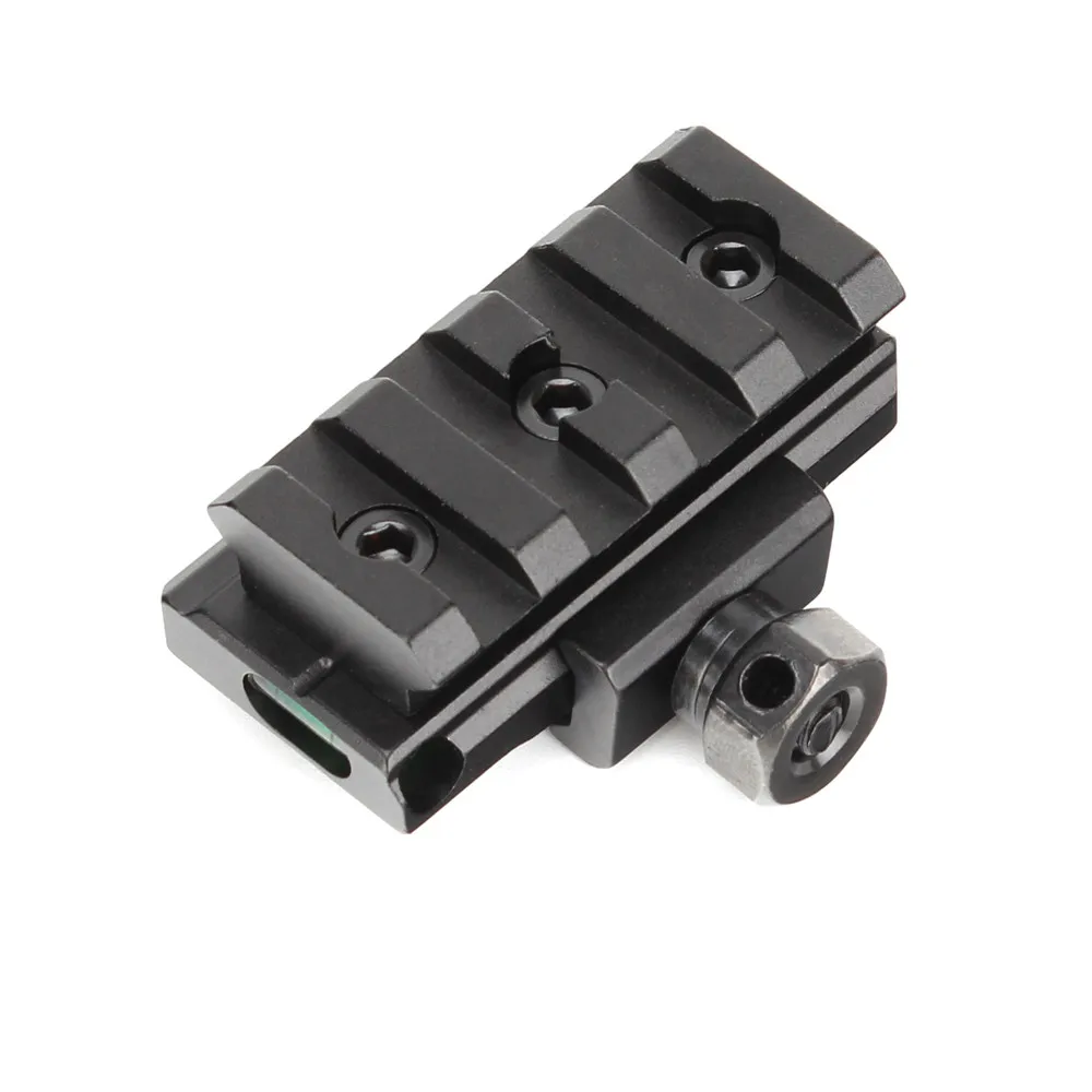 Металлические компактные Riser Mount Adapter подходят для охоты AR-15 M16 Red Dot лазерный прицел 20 мм Пикатинни База для рейки с пузырьковым уровнем