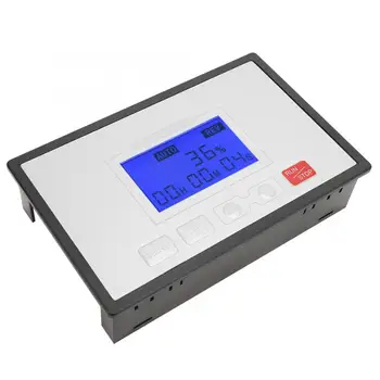 

60A 10-55V DC Brush Motor Speed Controller Digital LCD Slow Run/Stop Timer Reversible Motor Speed Regulator