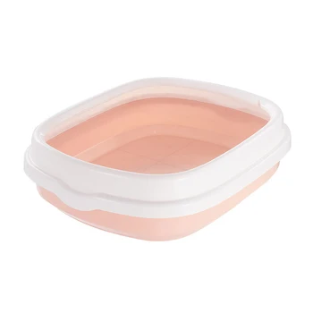 

Pet Cat Toilets Litter Box Durable Cats Bedpans Cat Training Kit Litter Bedpans Big Space Puppy Kitten Toilet Cleanness For Cats