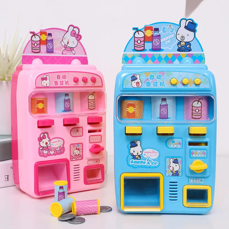 Детская игрушка автомат машина для напитков модель 3-6 лет говорящие торговые автоматы игровые игрушки дом подарки торговый дом набор